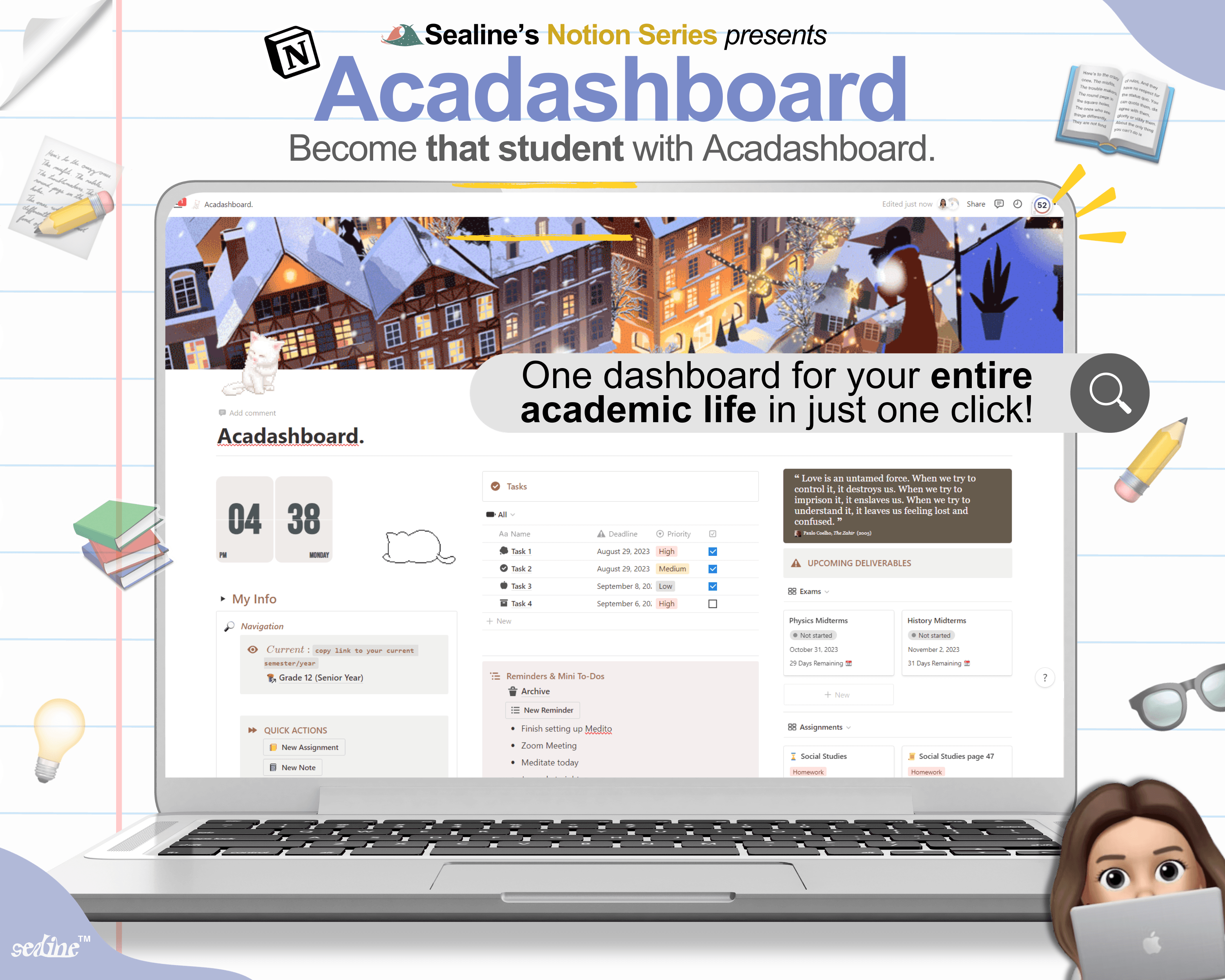20 Best and Free Notion Templates for Students