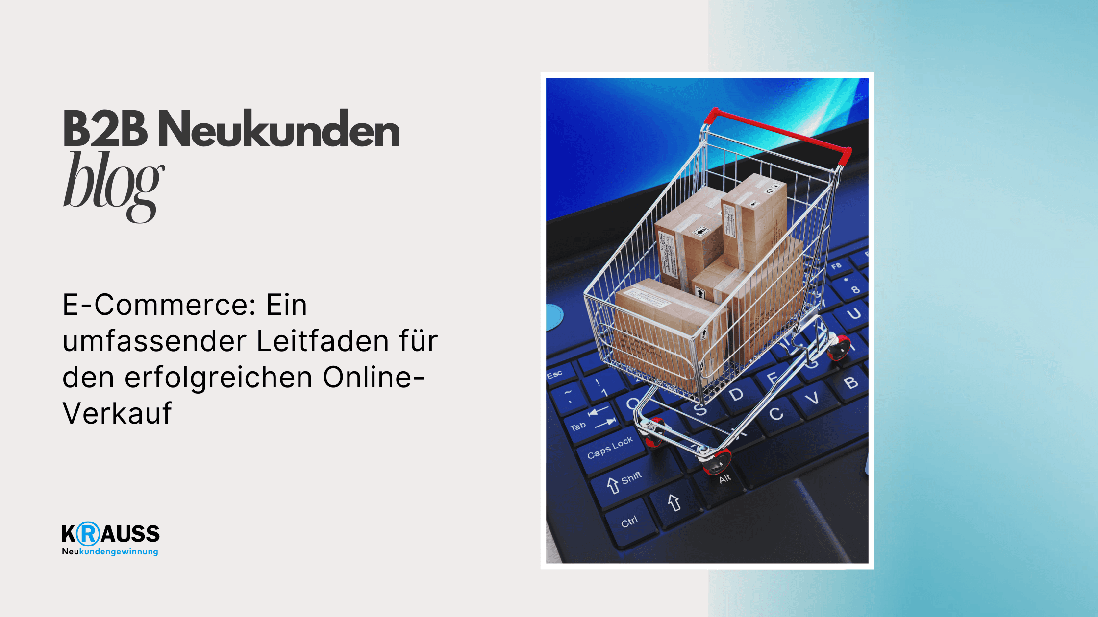 E-Commerce: Ein umfassender Leitfaden für den erfolgreichen Online-Verkauf