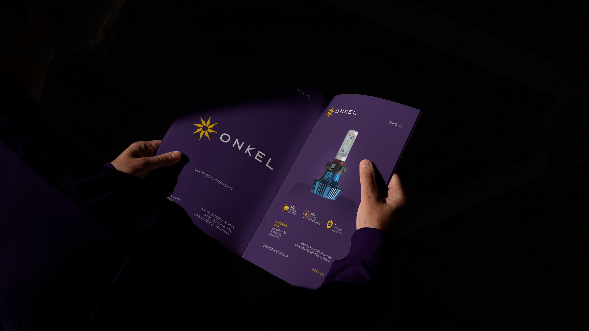 Logotipo distintivo para Onkel, marca enfocada en vehículos off-road y alto desempeño – Lagom Studio.