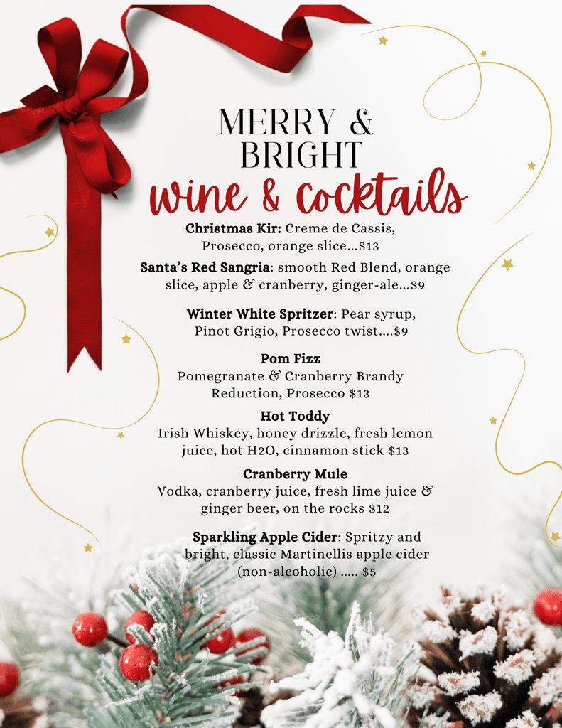 Afternoon Tea Menu at The Pink Chandelier