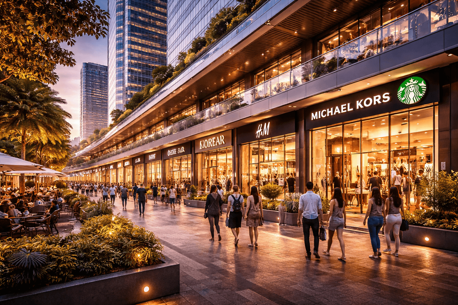 Street-facing retail spaces by M3M in Sector 88B, Gurugram designed for high footfall and brand visibility