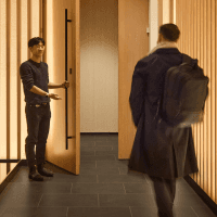 Member meeting with the clinical team as part of an ongoing longevity health services and proactive health management plan.