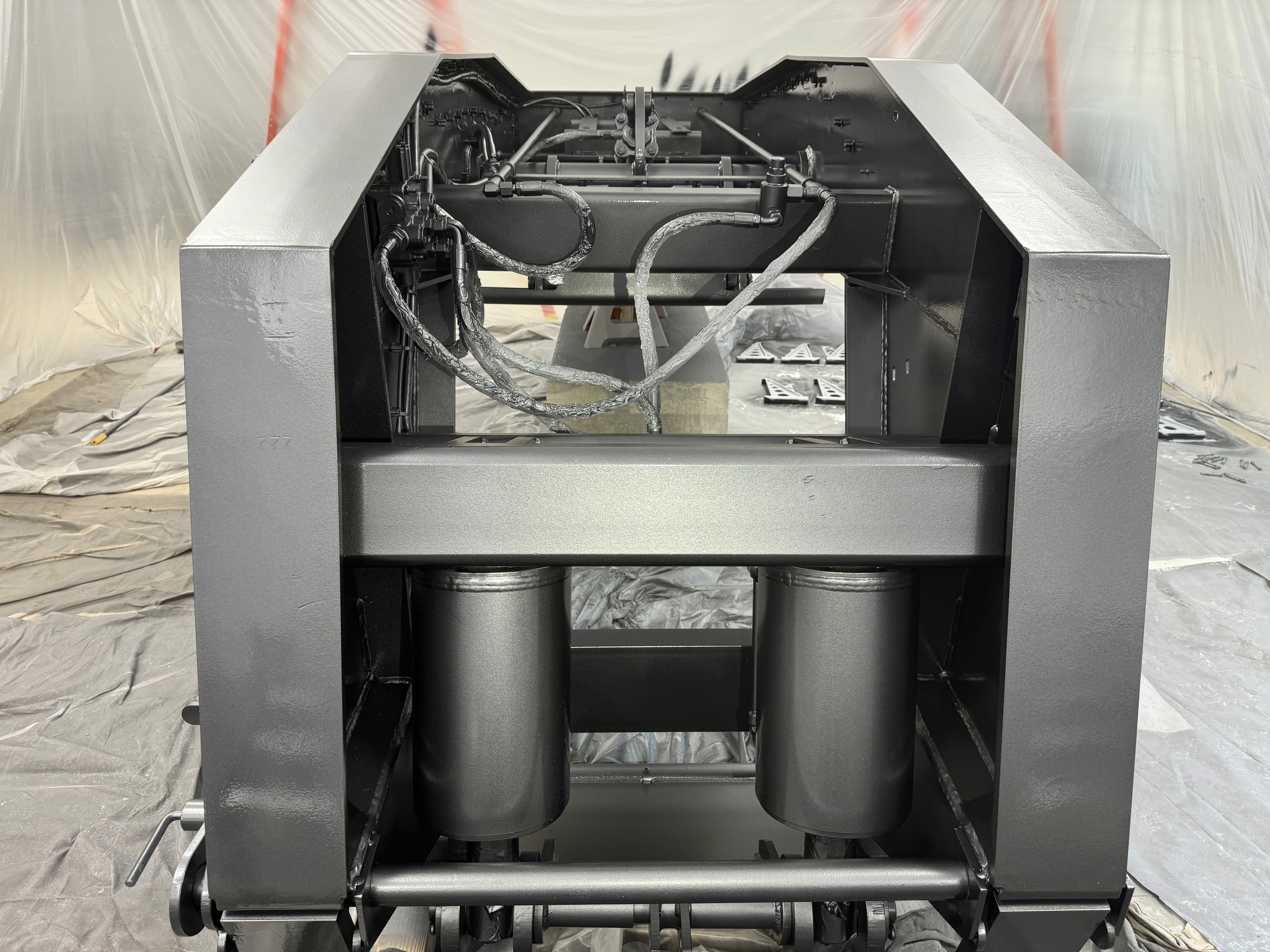 Truck & equipment sandblasting by Rochester Sandblasting