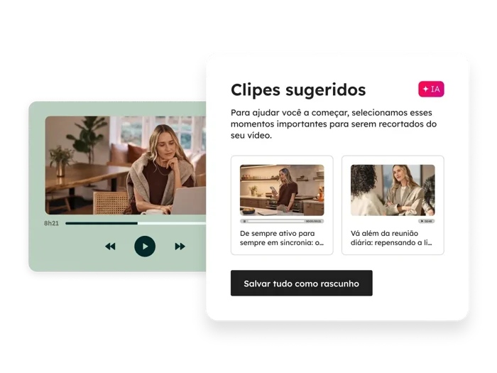 Captura de tela do Content Hub da HubSpot