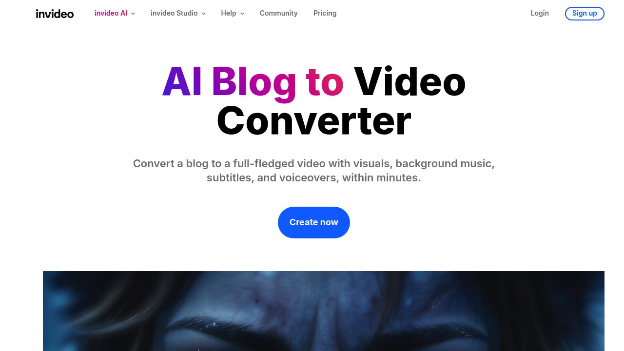 InVideo AI blog to video converter tool used in newsroom article-to-video pipeline strategy