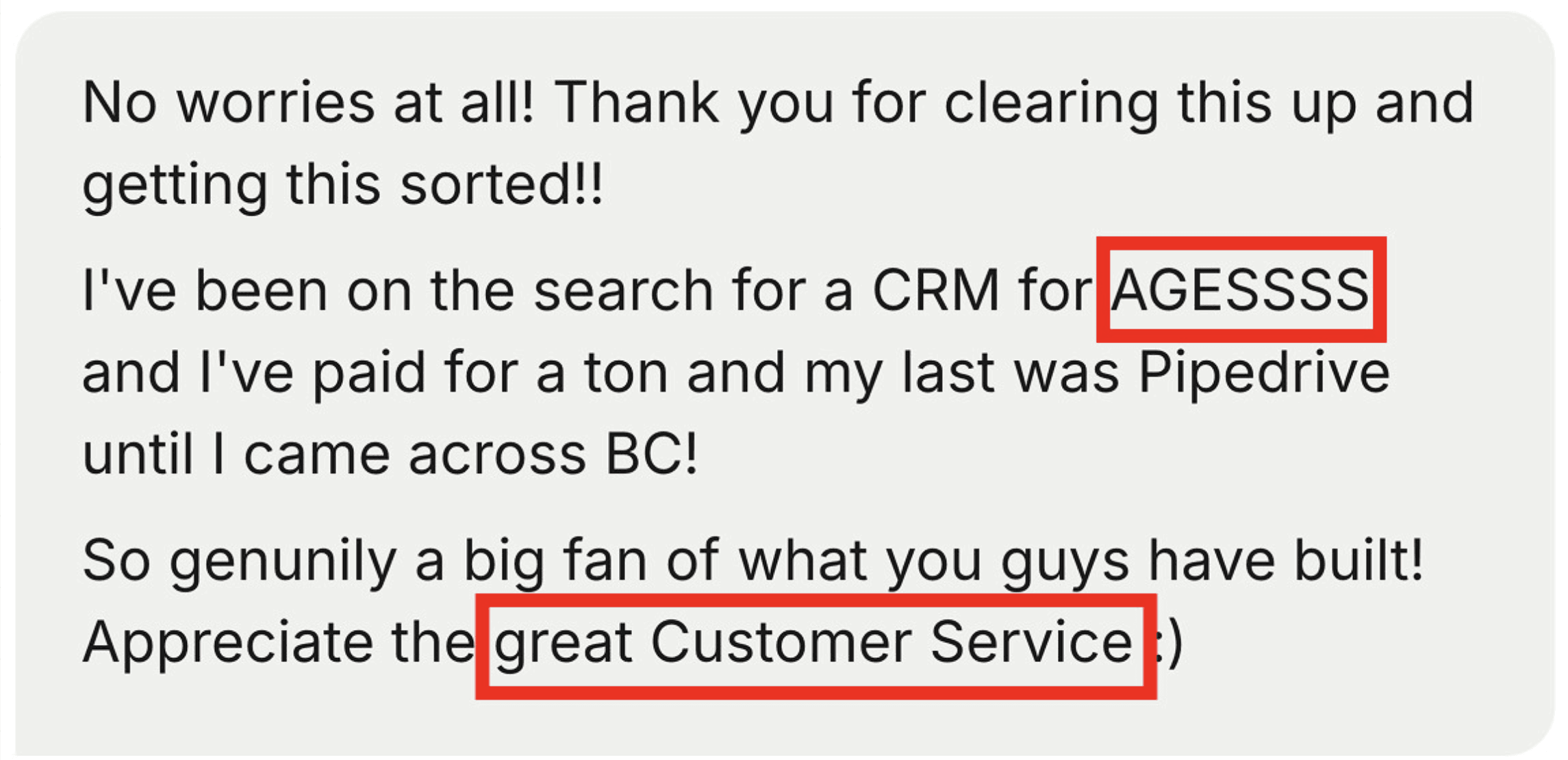 Pipedrive vs HubSpot testimonial 2