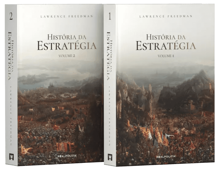 Os dois volumes de História da Estratégia, de Lawrence Freedman