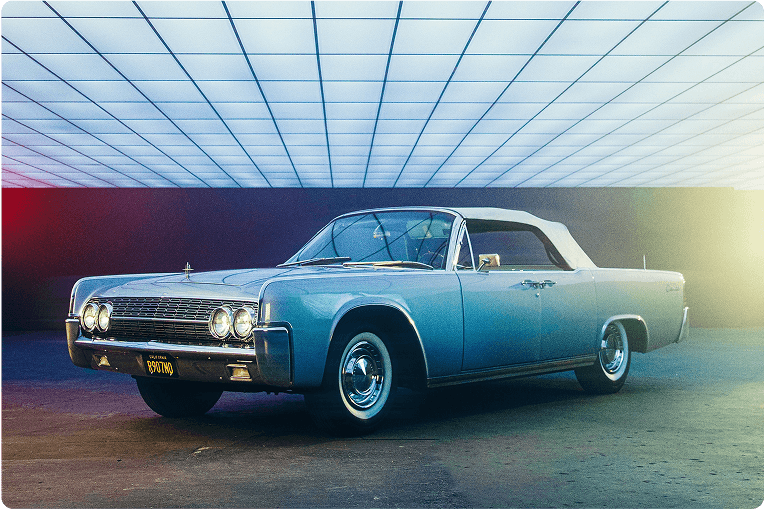 blue and white abstract art