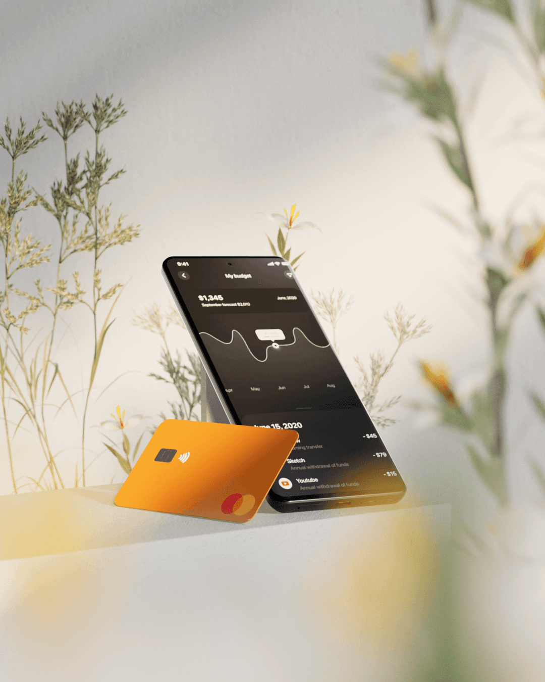 CGI image for fintech by Este Studio