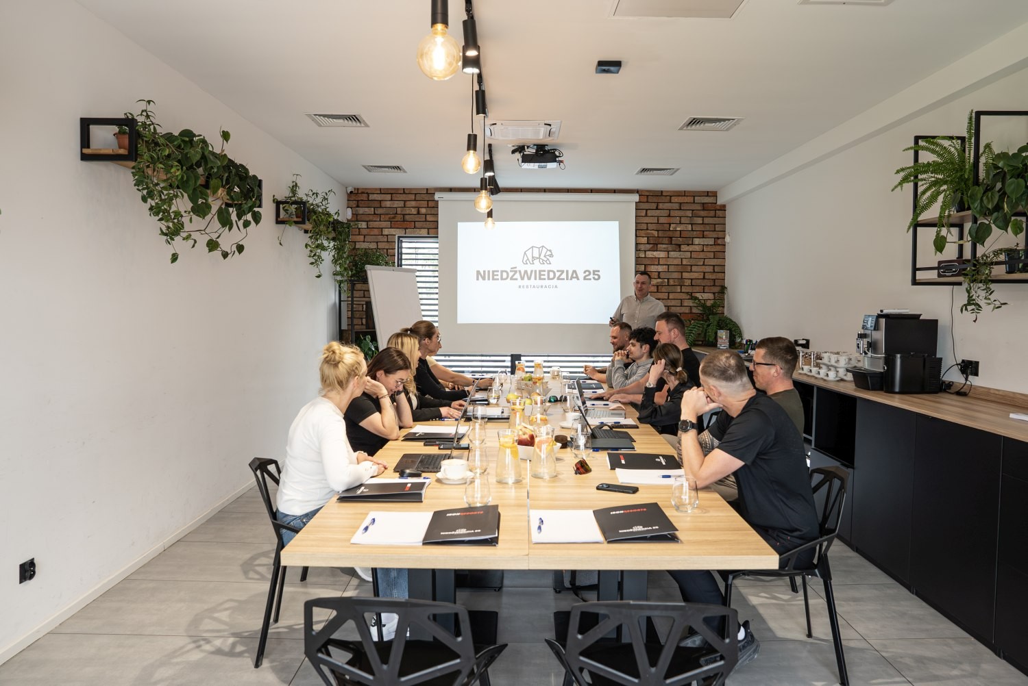 Sala szkoleniowa Niedźwiedzia 25 podczas warsztatów dla działów HR
