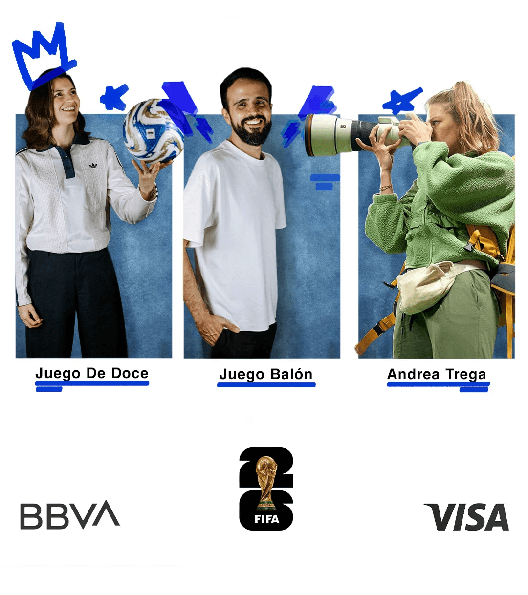 Double tickets to fifa world cup 2026 in mexico, usa and canada along with the global creators football agency