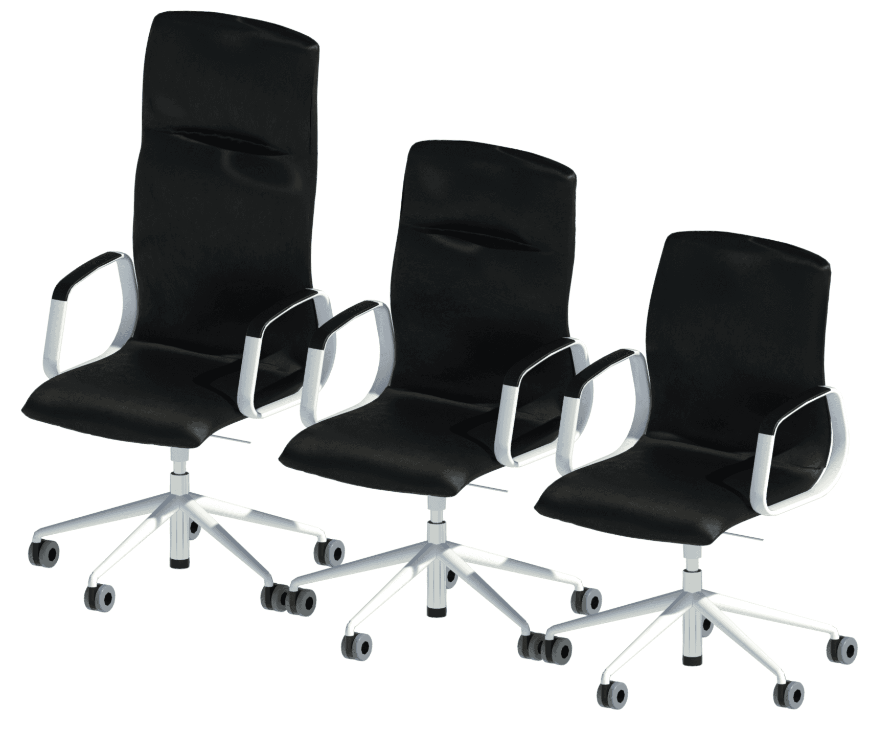 Decide range comes with three heights for the backrest - standard, medium and high.