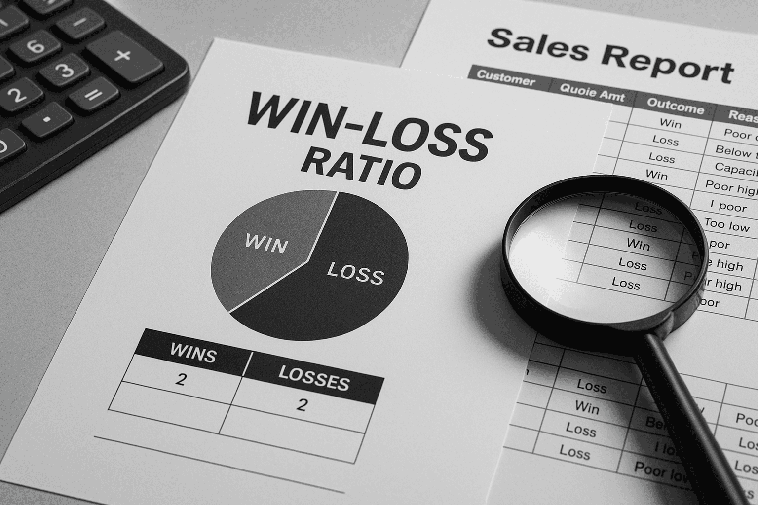 How to get better insights on quote win-loss ratio