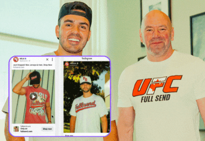 Ashleigh Warren, a person stands in front of two charts showing spikes in data trends, with a gradient background.