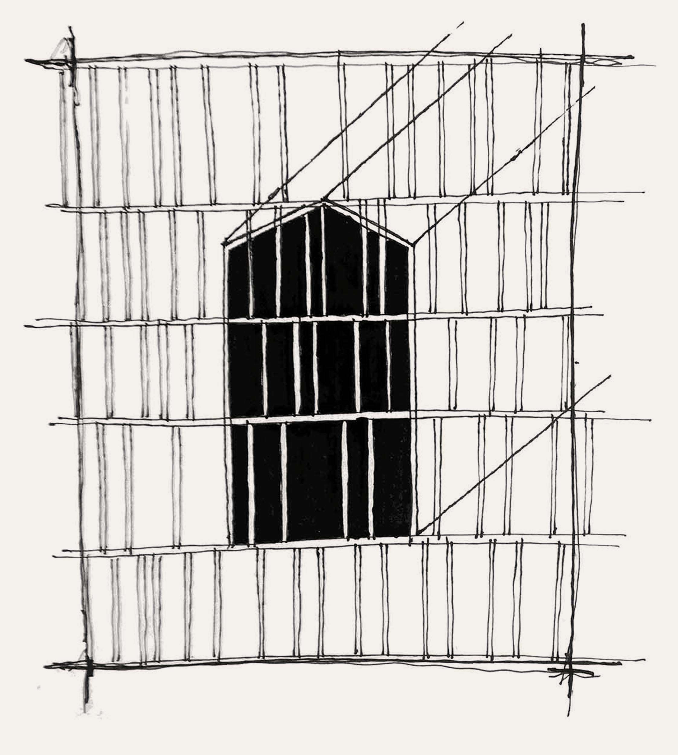 Workshop made of bright wood