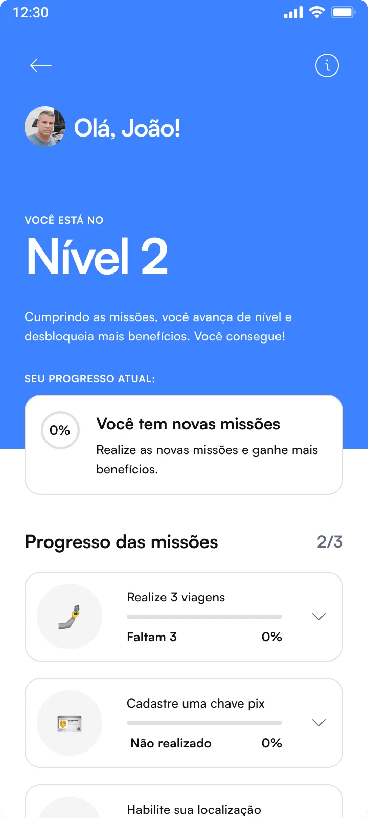 Nível 2 com novas missões