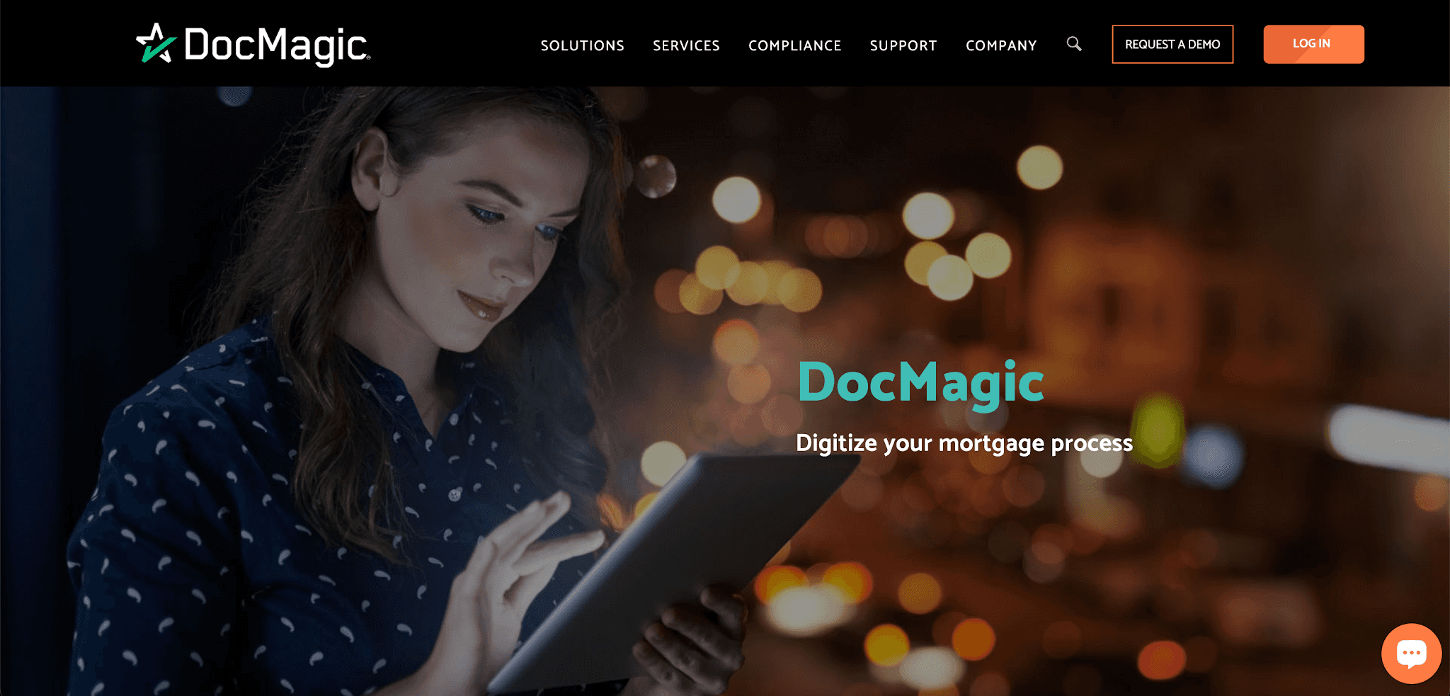 DocMagic web homepage