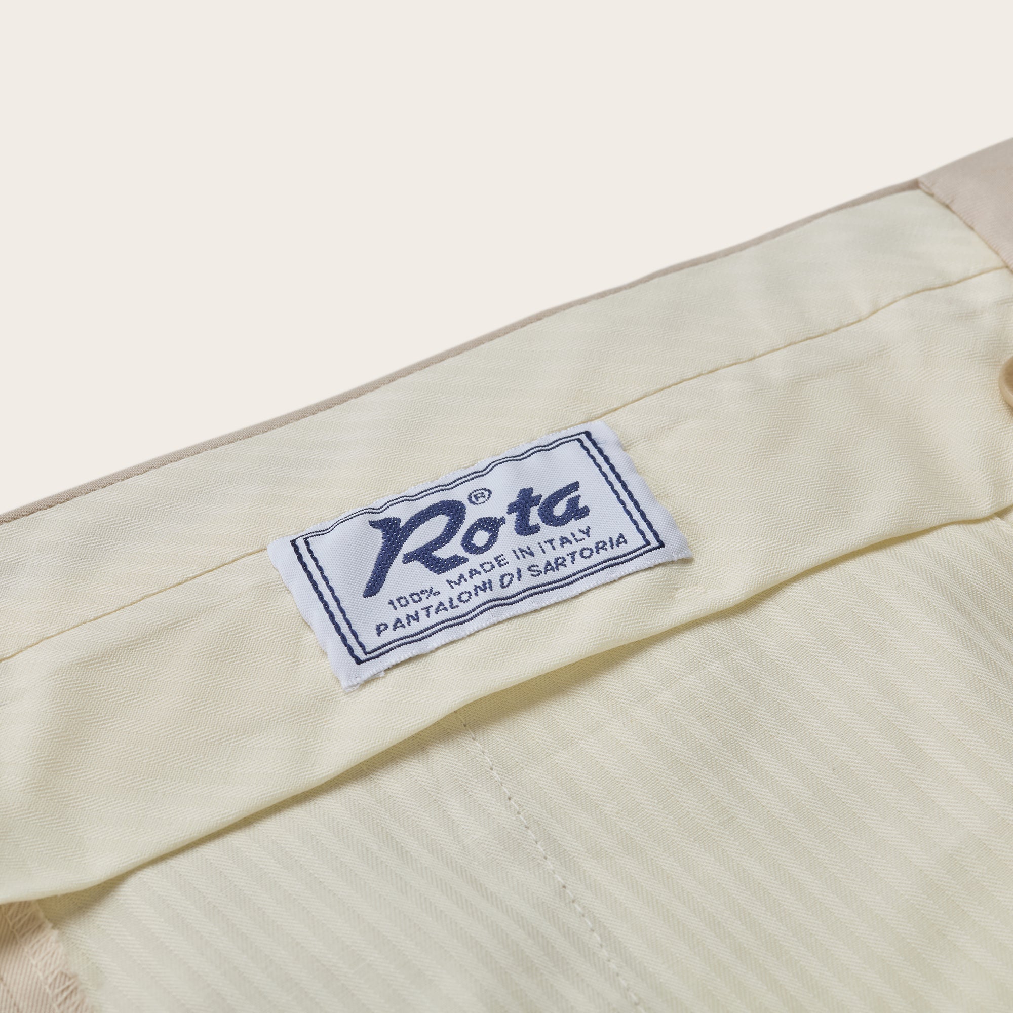 Rota Cotton and Twill Trousers - Mandelli UK
