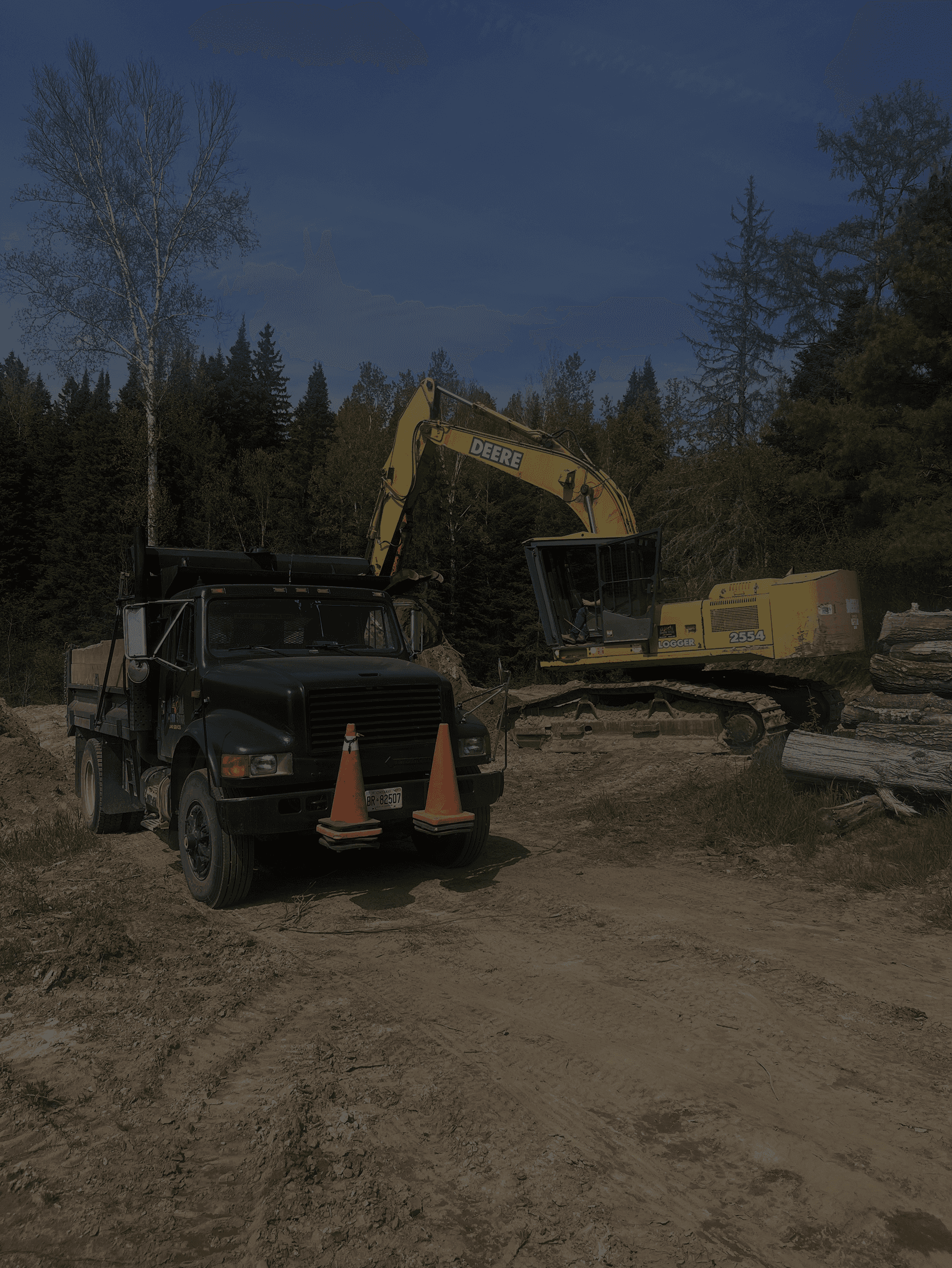North Star Land Services Excavator