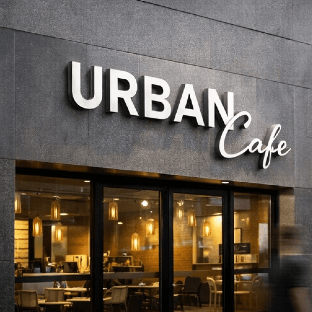 a pair of sunglasses sitting on top of a wooden stand