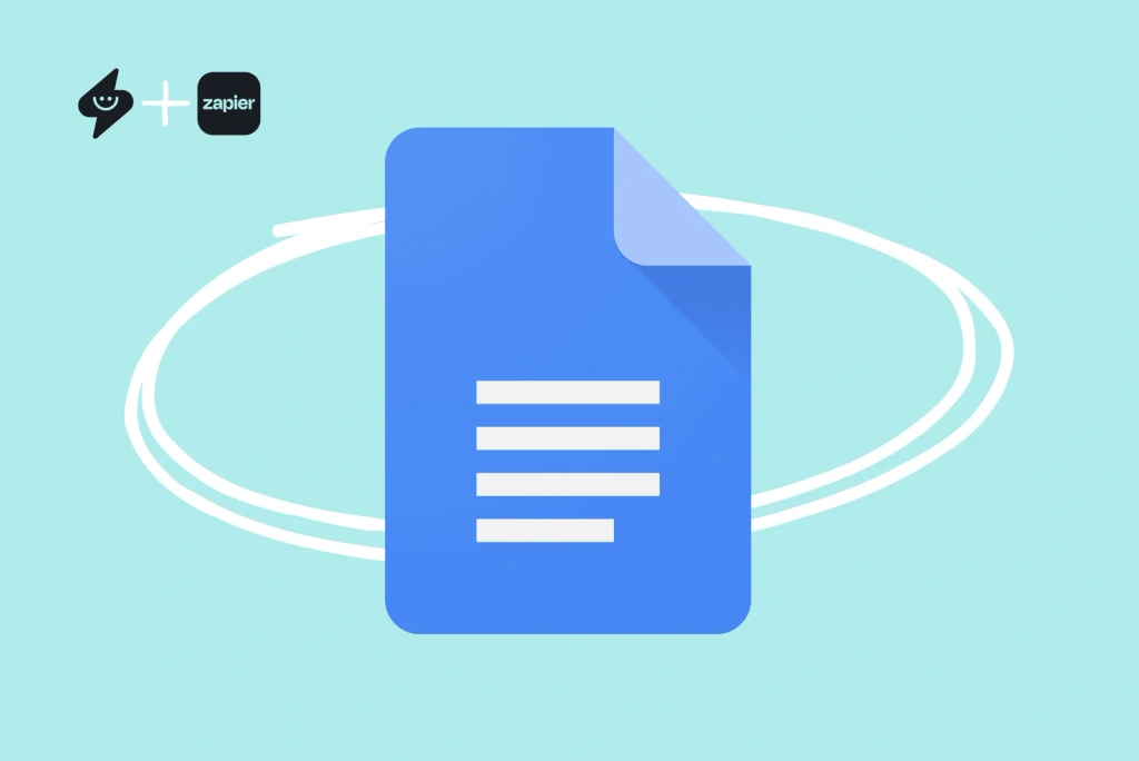 Google Docs interface with document text and formatting toolbar