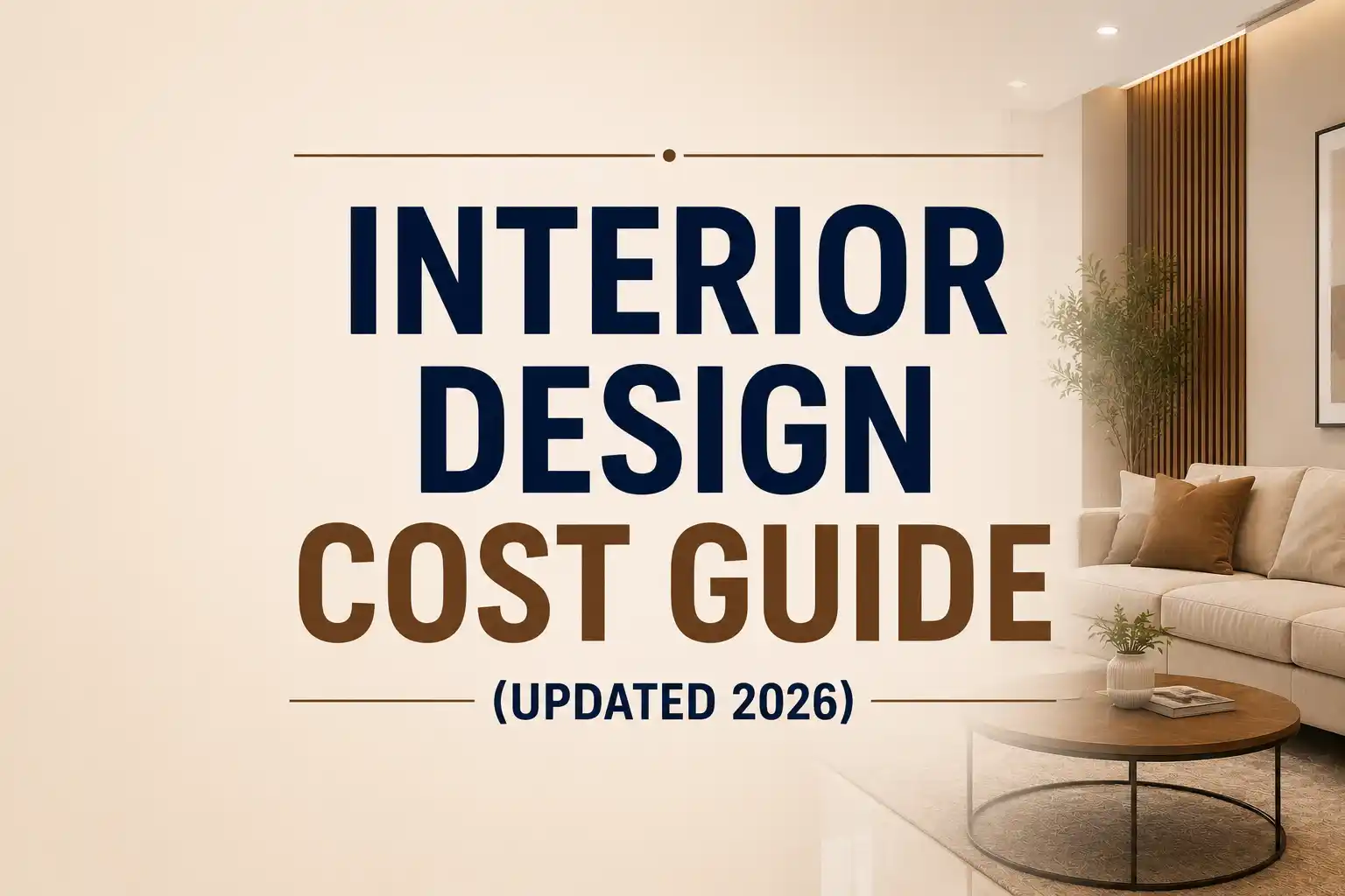 Interior Design Cost Guide (Updated 2026)