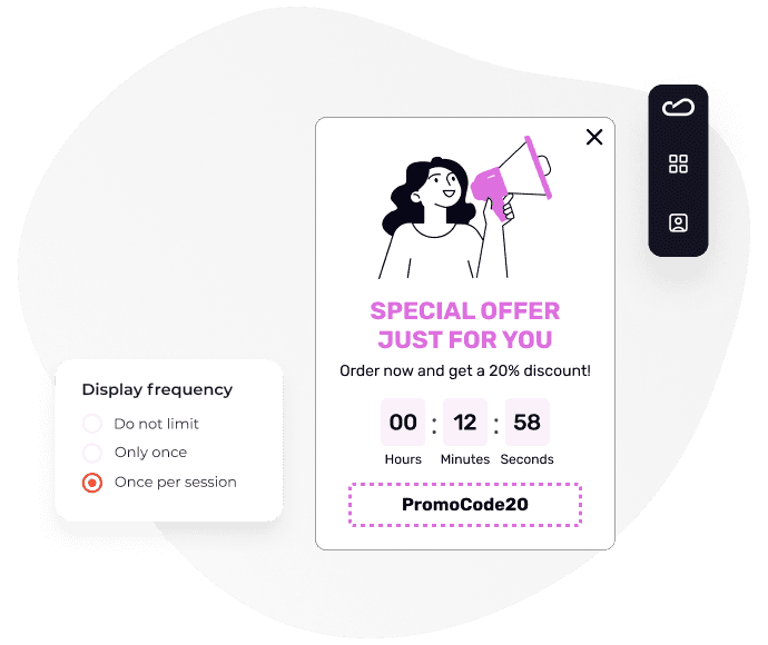 Claspo - Use Relative Countdown Timers