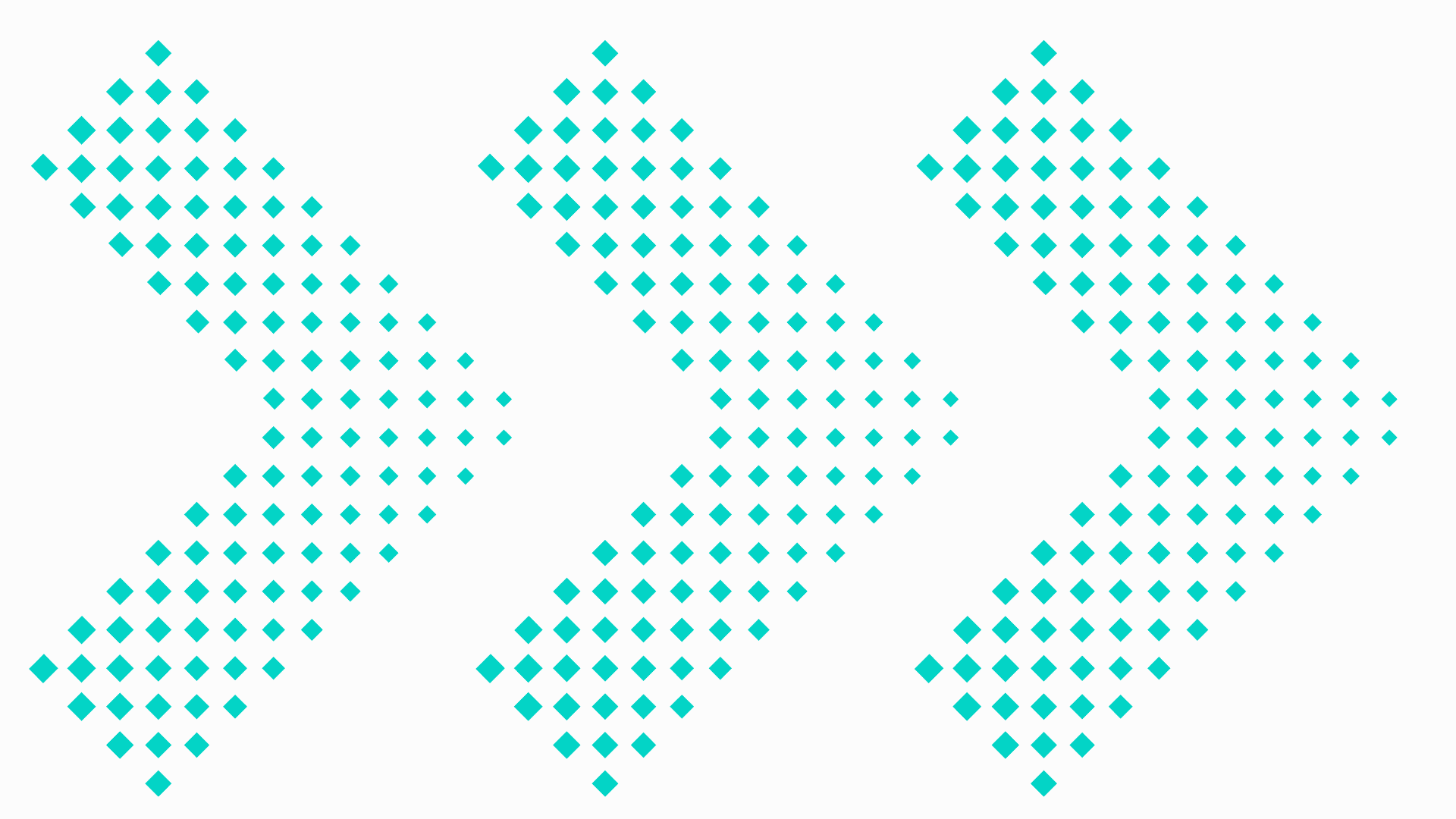 A pattern made of dots placed behind the main visual