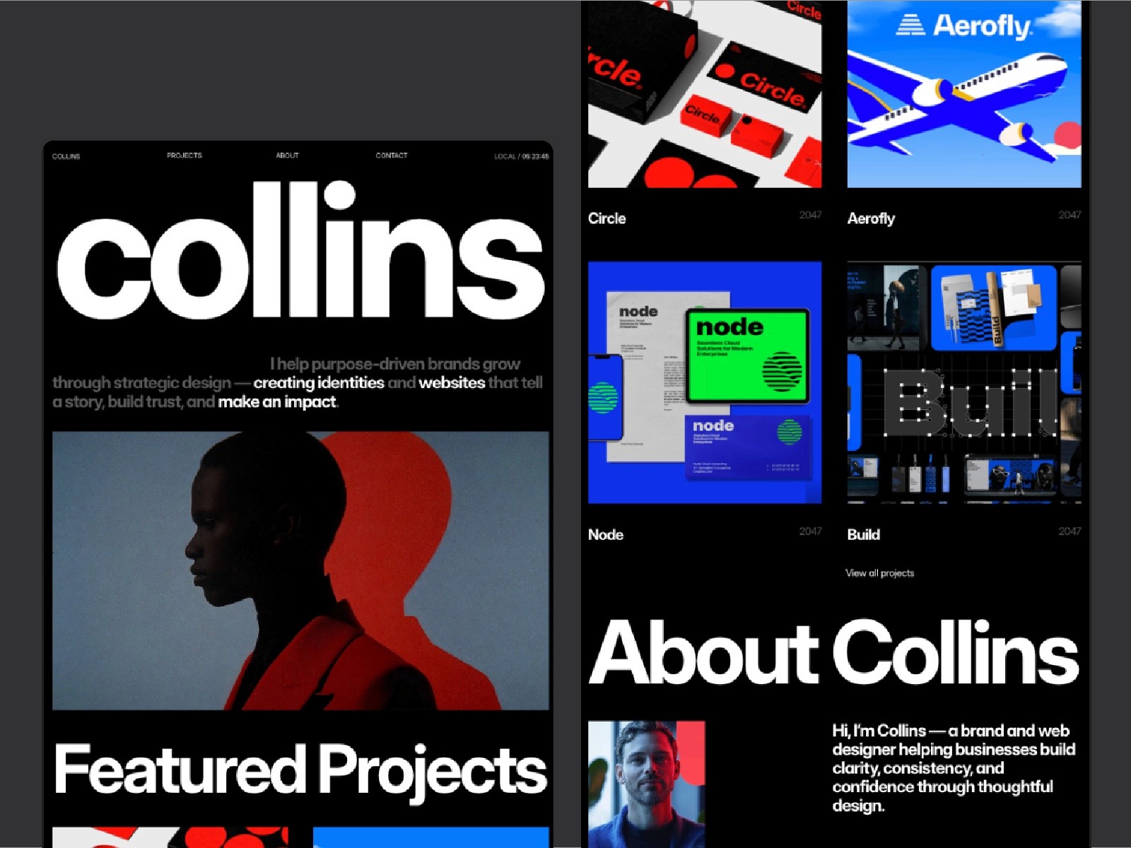 Collins — 极简专业创意机构官网设计灵感