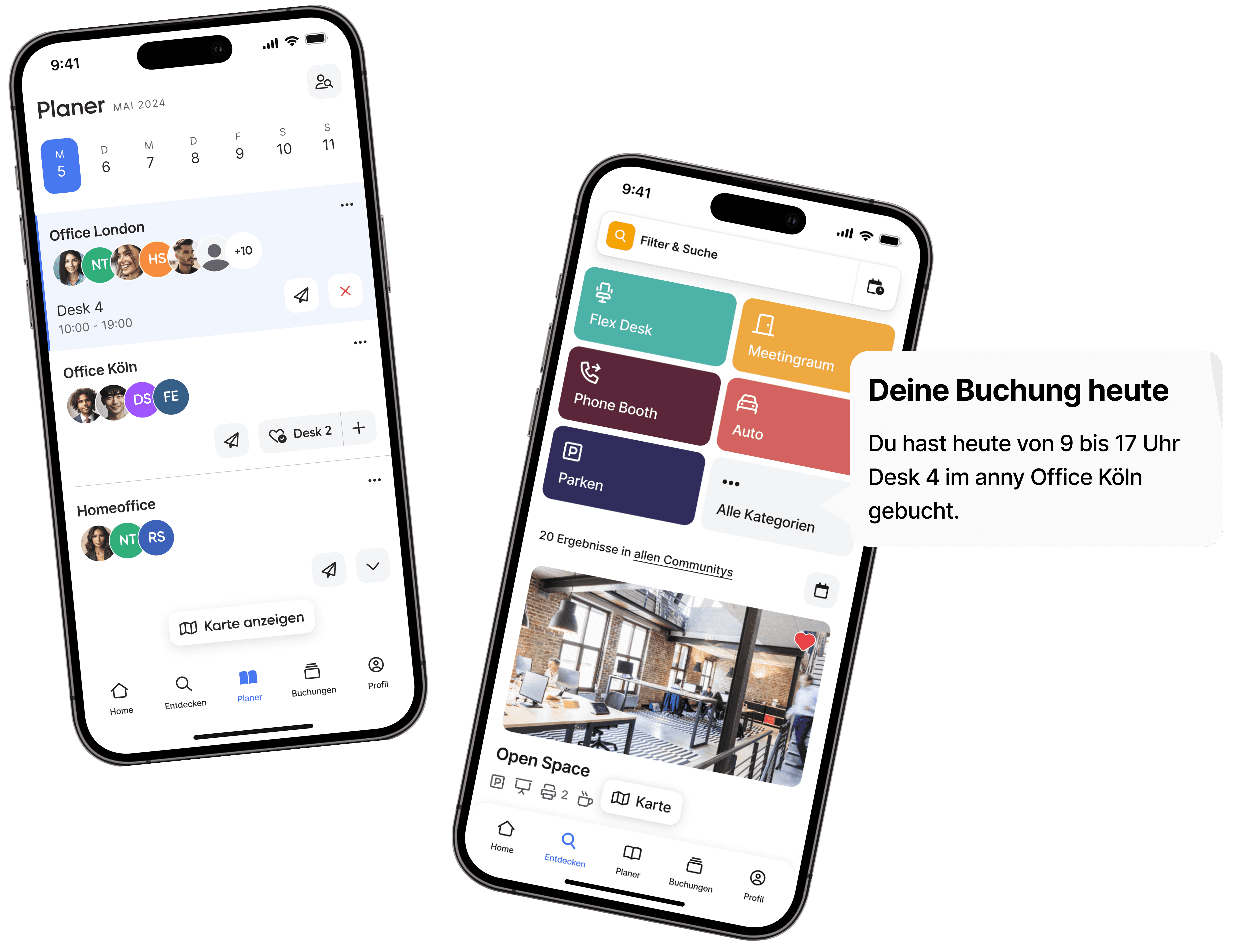 App für Meetingraumbuchung von anny