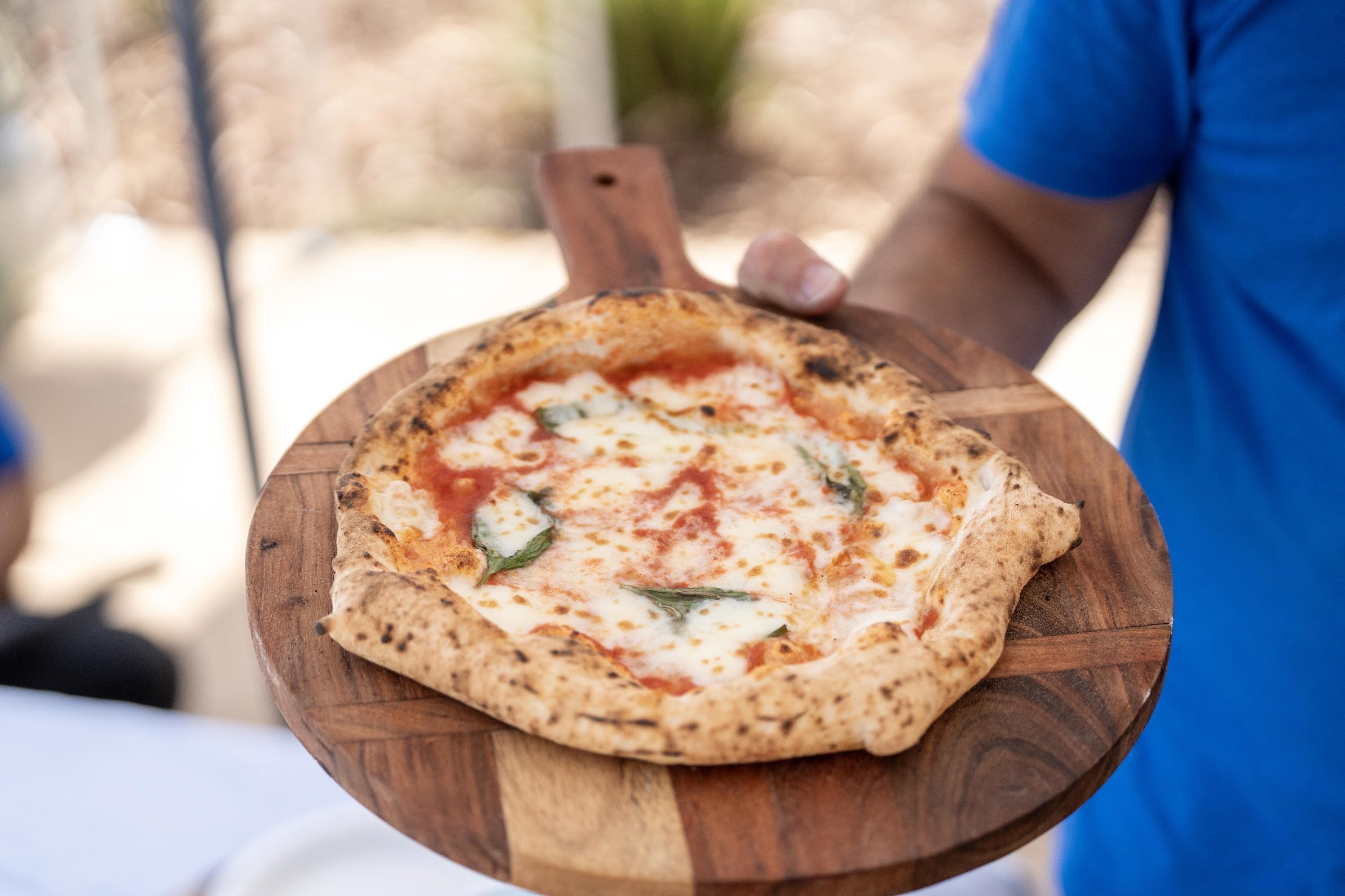 Made a Napoli pizza catering in action