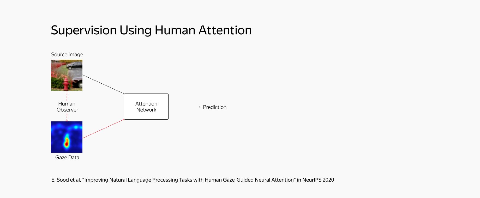 Supervision Using Human Attention