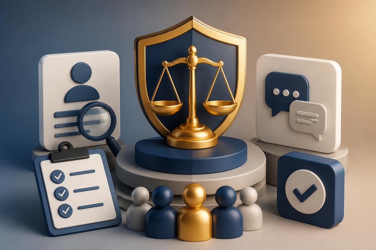 Legal compliance framework for recruitment
