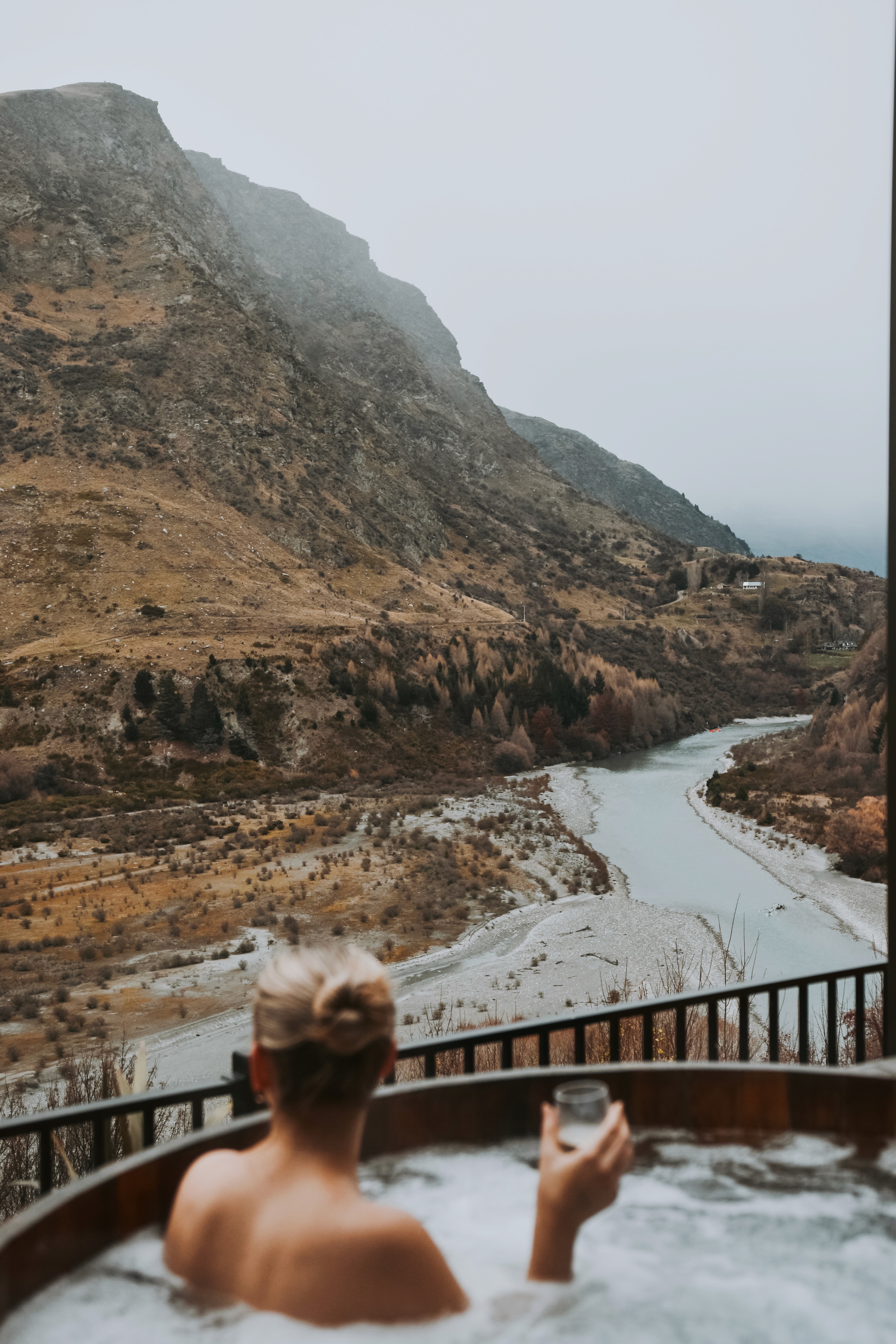 a woman holding an apple