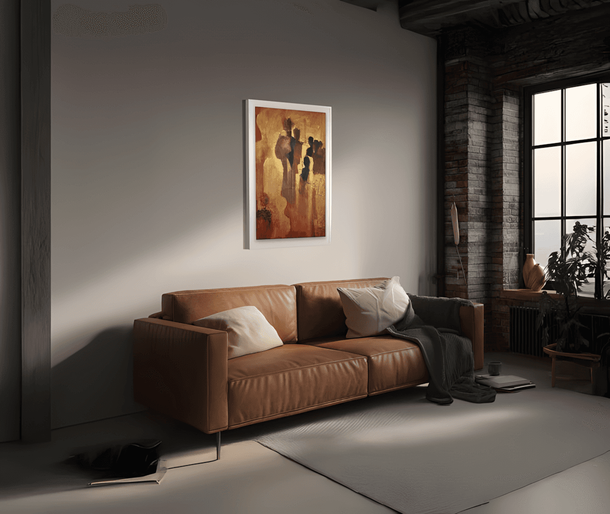 premium art poster and canvas prints, with originals available, from QART , of the artwork " They stood so we can walk "