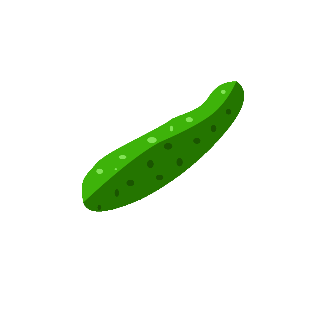 Cartoon pickle