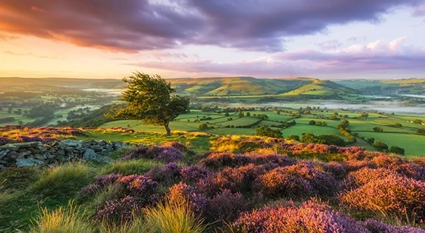 Beautiful view of Carsington Resevoir Derbyshire