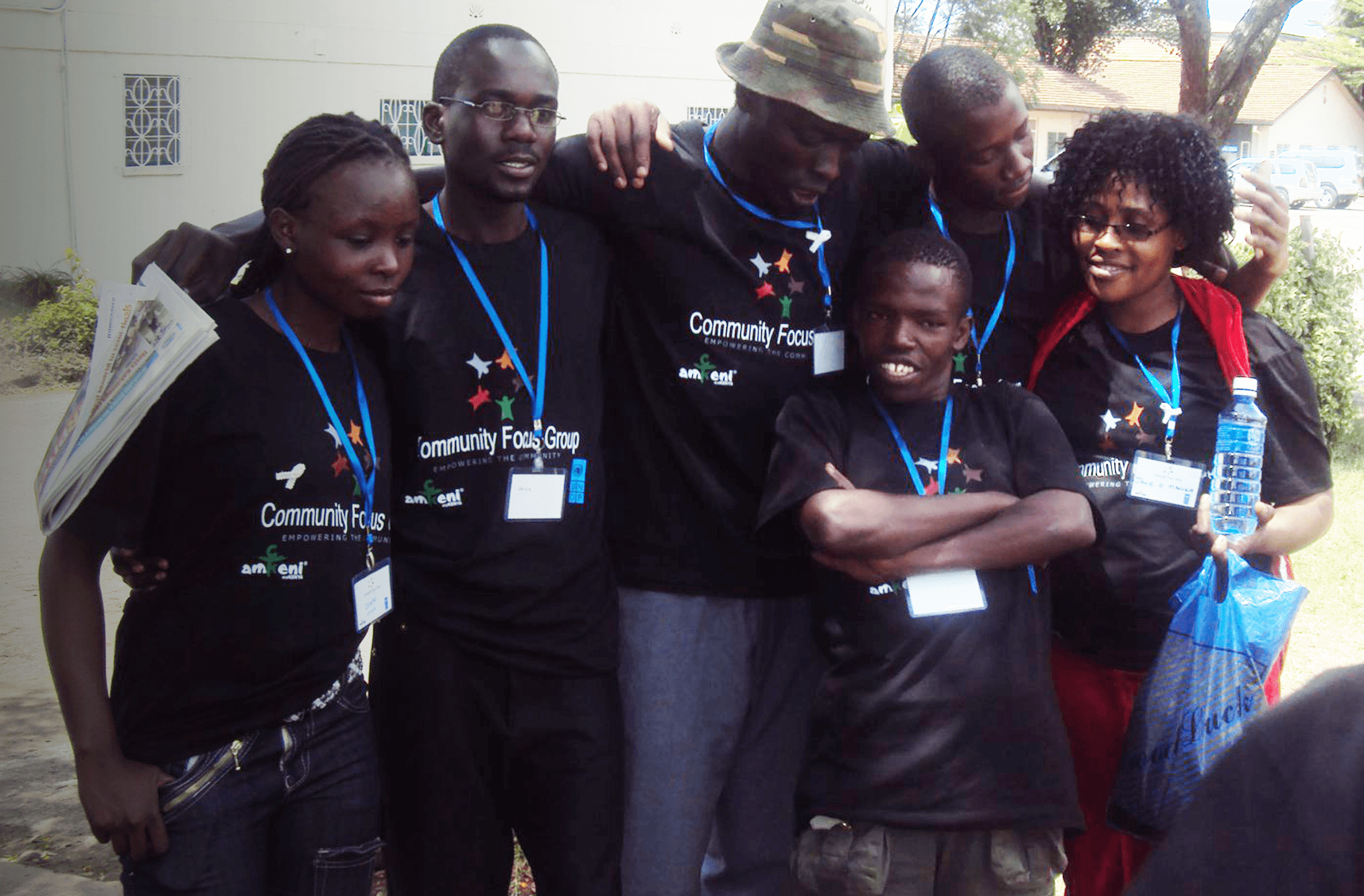 A group photo of individuals of the Community Focus Group.