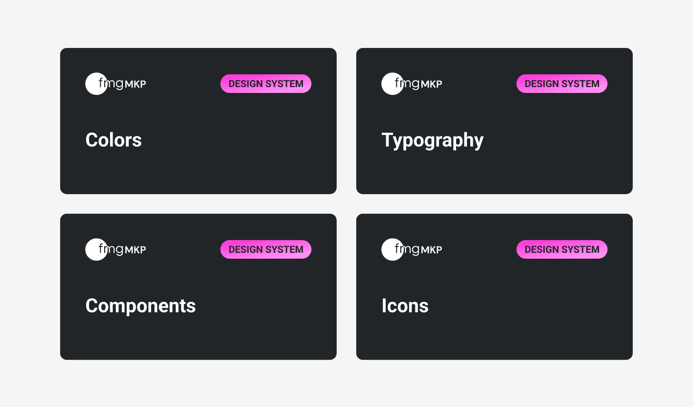 Figma UI Kit organisation