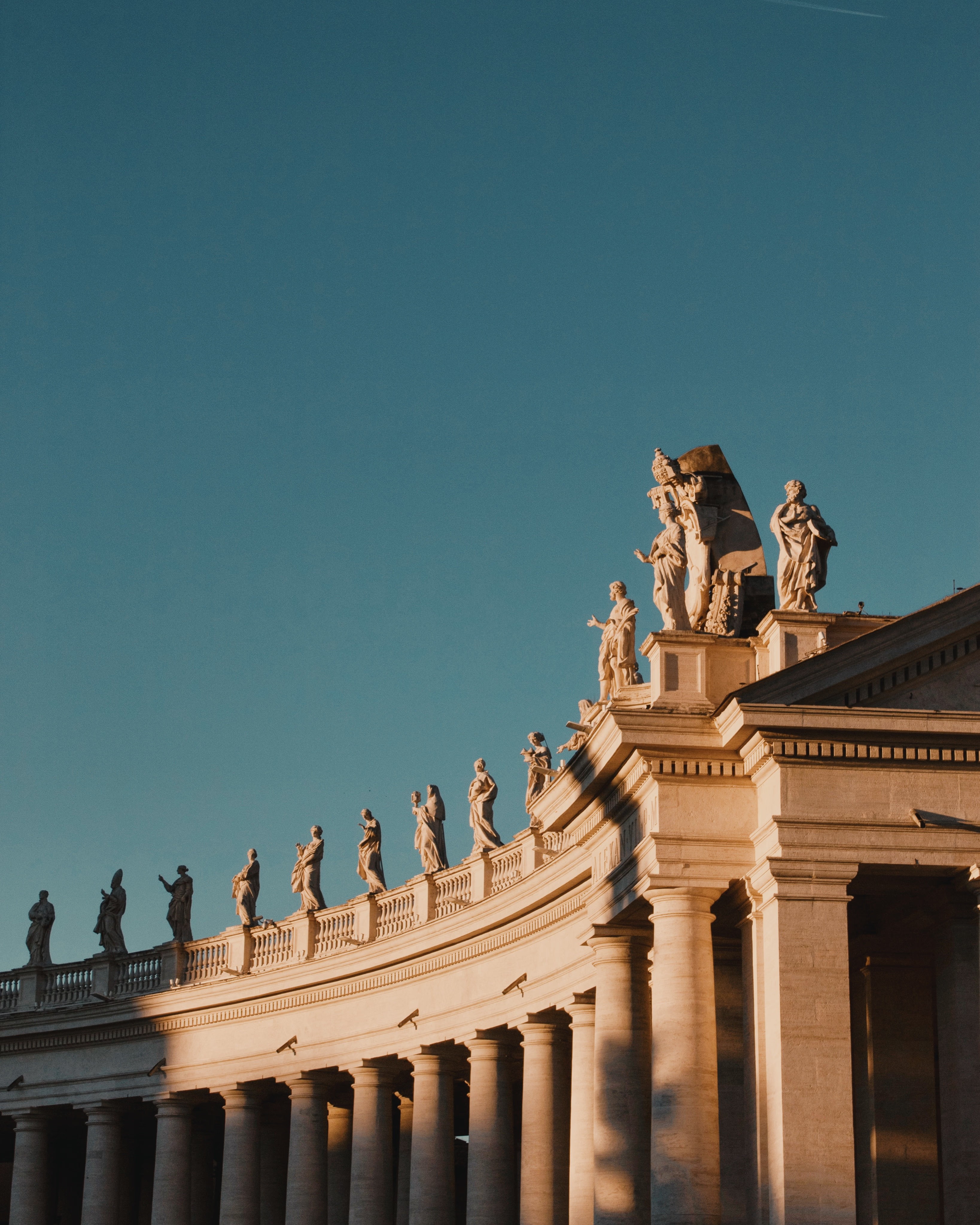 Vintage Car Under Palm Trees