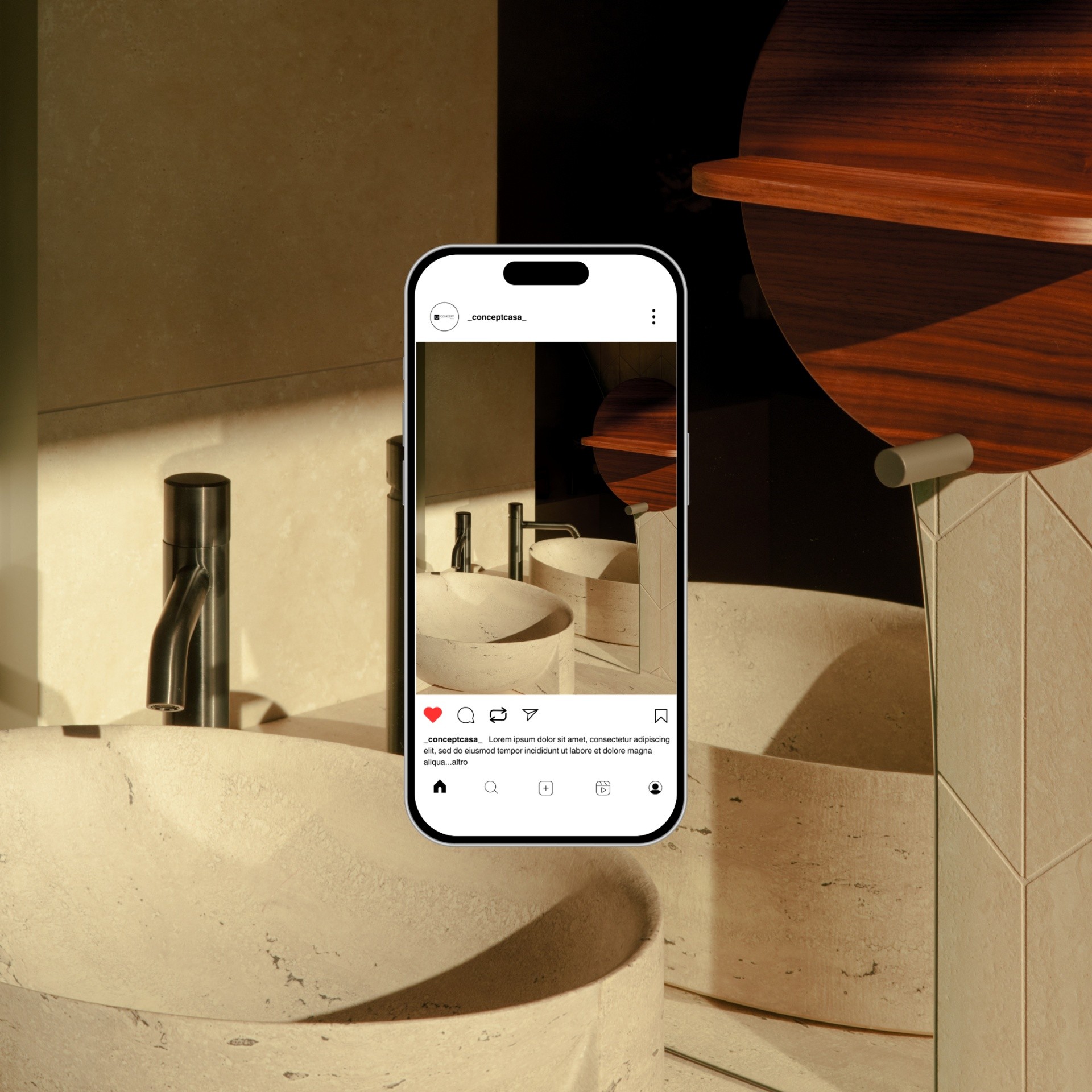 Social media Concept Casa -Ashore Studio agenzia di comunicazione