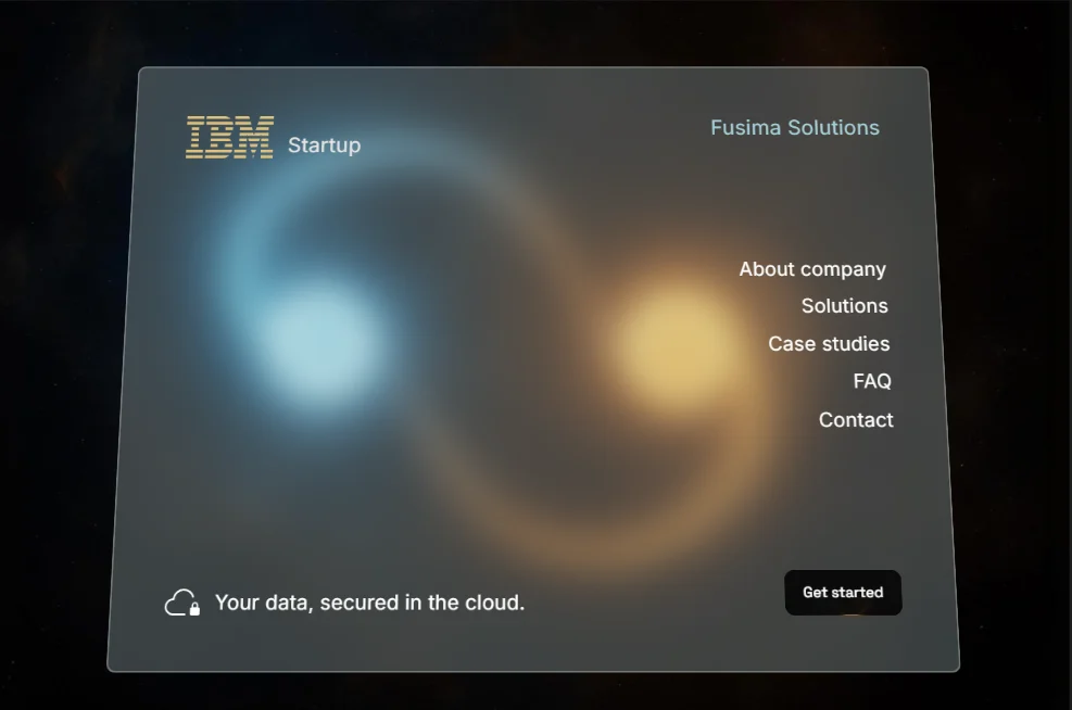 Przykładowy projekt strony internetowej wykonany przez Flufi
