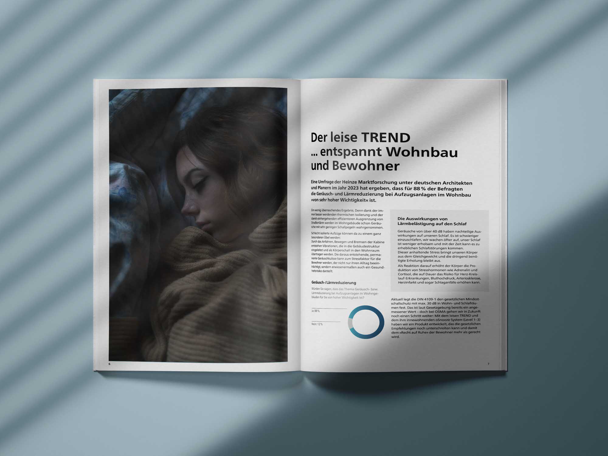 Produktseite im OSMA Katalog – technischer Aufbau mit Infografiken