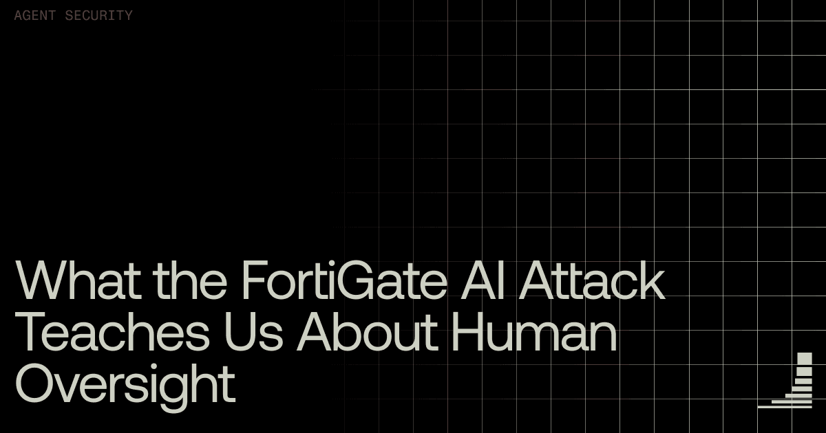 600 Firewalls in 5 Weeks — The Human-in-the-Loop Lesson from the FortiGate AI Attack