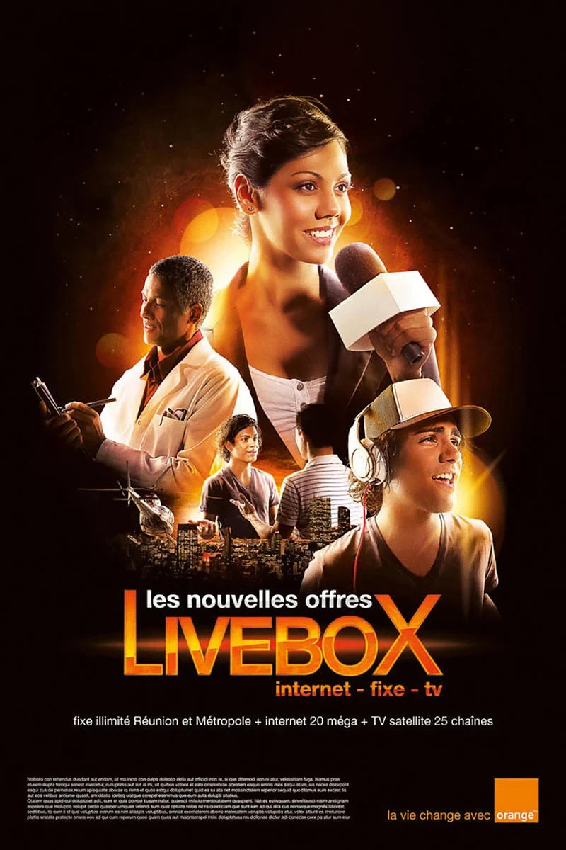 Campagne Livebox Orange — Émotion et interaction entre collaborateurs | Photographe David Dijoux, 974