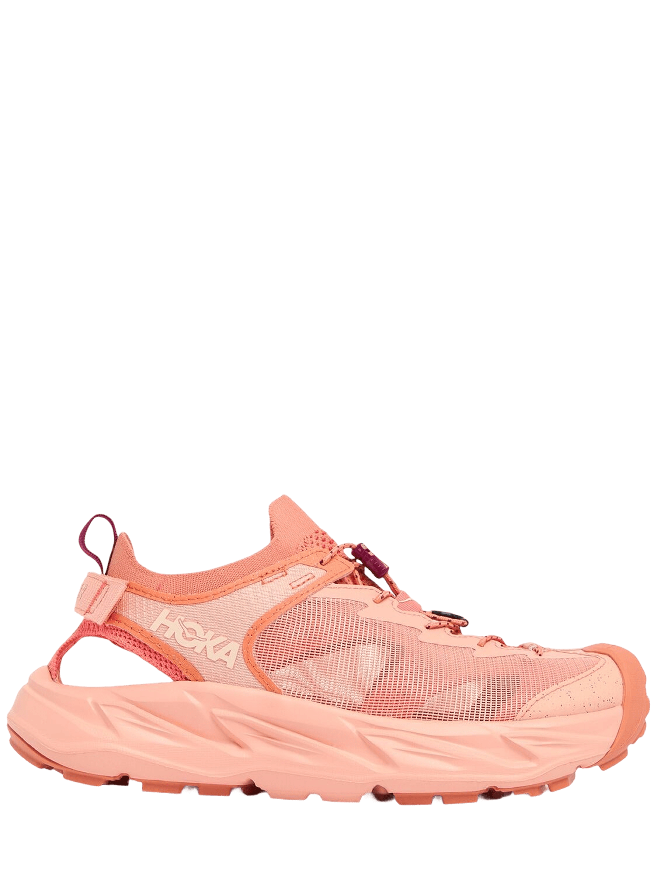 full shot image of a pink sneaker