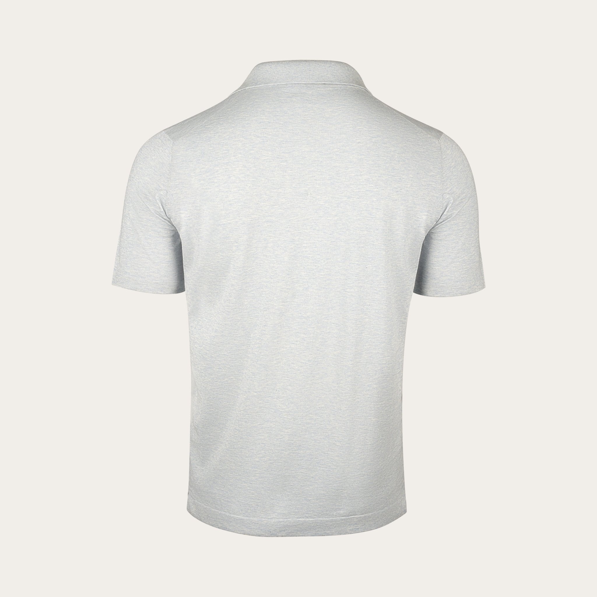 Lightweight polo - style sweater in pure cotton - Mandelli UK