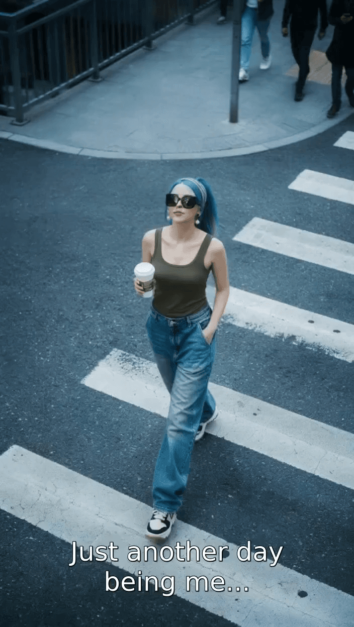 Street Famous in 60 Steps - Creative story AI video template for TikTok and Instagram Reels