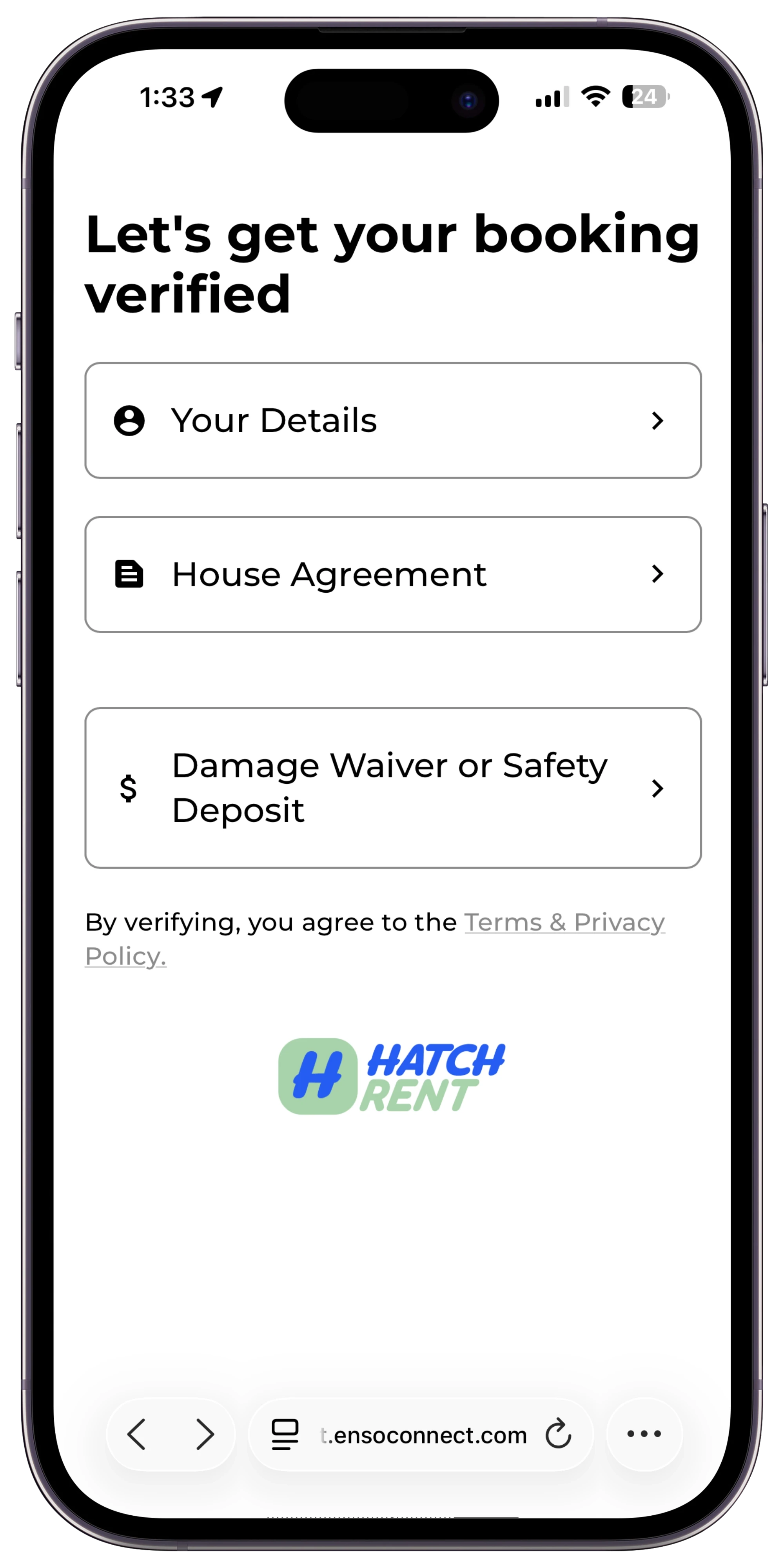 Validation du Boarding Pass d'accueil
