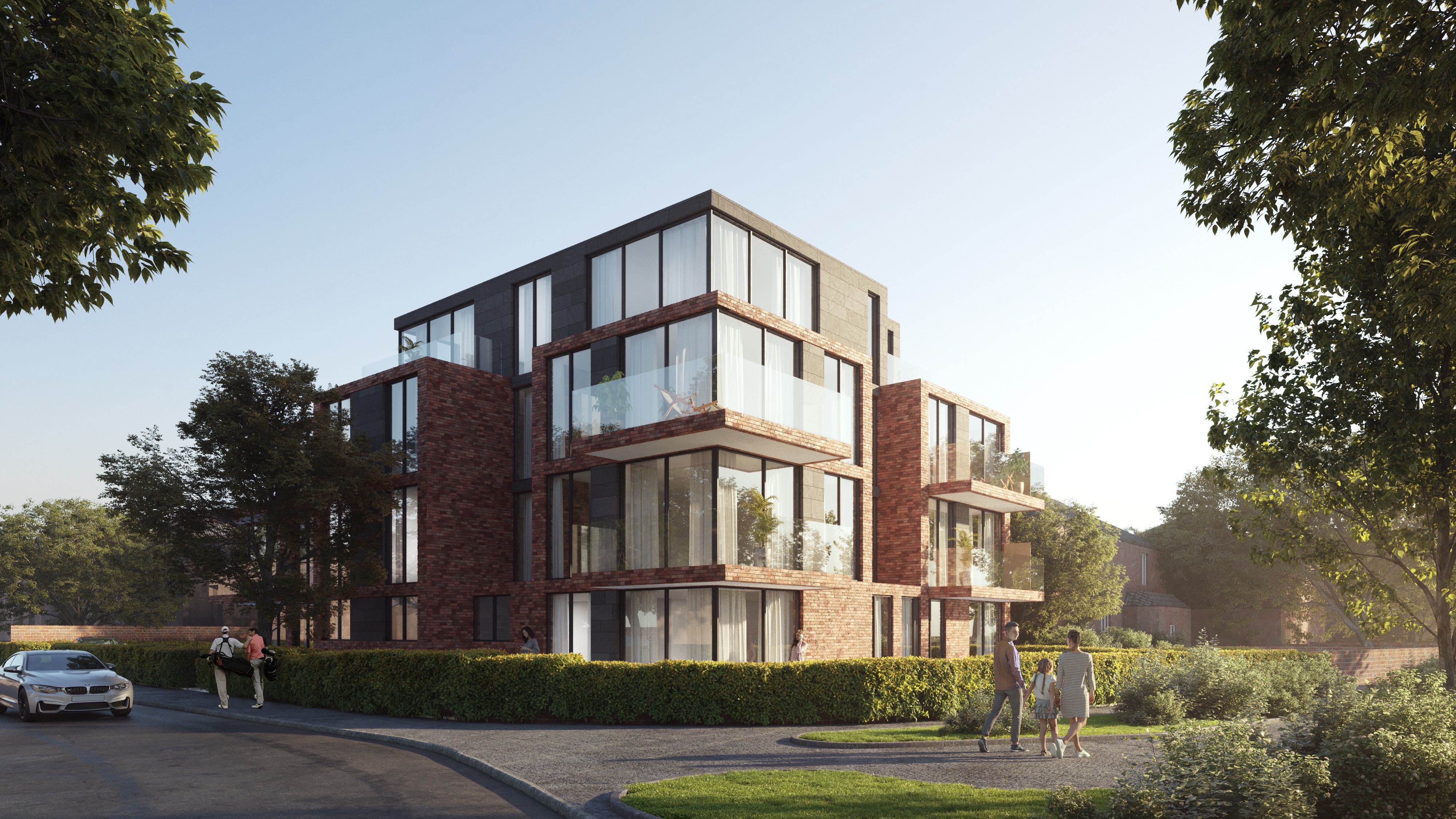 Interior design of a luxury kitchen in London